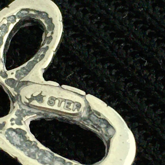 SOUTHWEST turquoise heishi bead necklace w/ sterling silver heart cross pendant - Picture 6 of 7